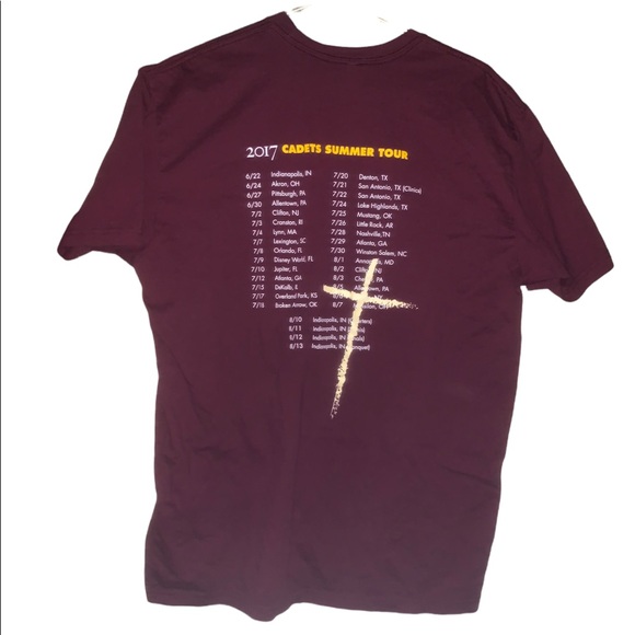 2017 concert tour shirt the Cadets The faithful, the fallen, the forgiven - Picture 2 of 5